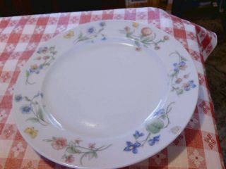 Bia Cordon Bleu Hand Decorated Floral Salad/dessert Plates 8 " Set Of Four (4)