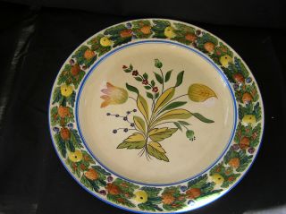 Adams Titian Ware,  Royal Ivory 11 " Dinner Plate,  Yellow Flowers