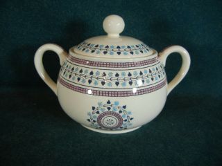 Copeland Spode Tuscan Covered Sugar Bowl With Lid