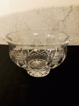 Waterford Crystal Lismore 6 1/4 " Round Flared & Footed Bowl Signed