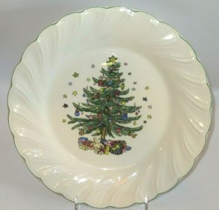 Nikko Happy Holidays Christmas Tree Dinner Plate - Euc