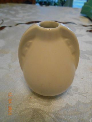 Vintage Shawnee Pottery Ivory Mini - Vase 2.  5 " Tall X 2 " Wide
