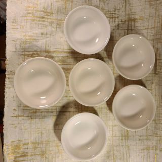 Set Of 6 Corelle Sandstone Beige Dessert Bowls 5 3/8 "