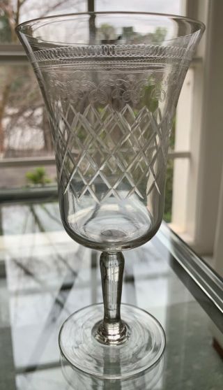 Pall Mall Lady Hamilton Wine Glass - Edwardian - 16cms Tall