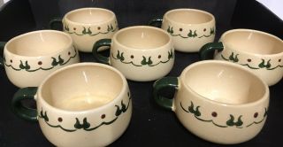 Vintage Metlox Poppytrail Homestead Provincial Coffee Cups Set Of 7