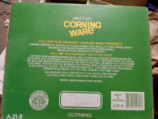 Vintage Corning Ware Spice Of Life Open Roaster Pan A - 21.  STILL IN THE BOX 2