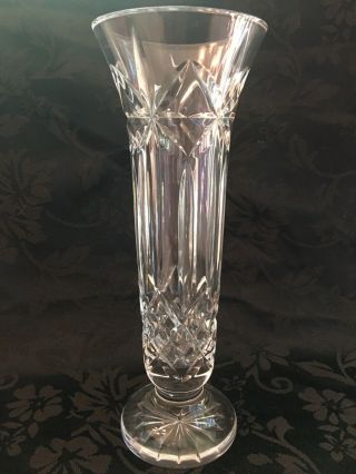 Waterford Crystal Balmoral 9 " Bud Flower Vase Hungary 114864