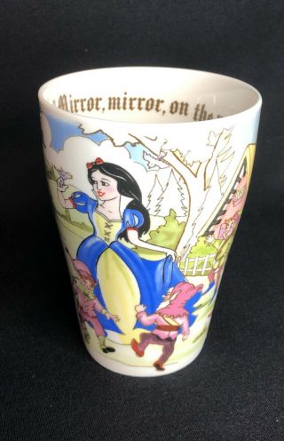 Paul Cardew Bone China Coffee Tea Cup Mug Snow White Designed In England