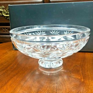 Vintage Waterford Crystal 6 " Footed Bowl/candy Dishmade In Ireland Signed
