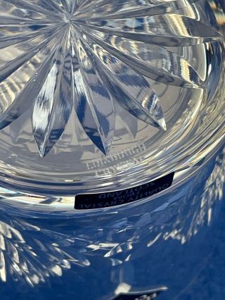 Edinburgh Crystal Whisky Glass - Cut Crystal - Old Fashioned - Scottish - 3