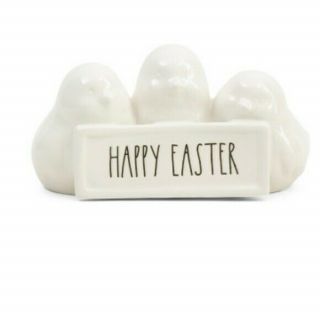 Rae Dunn Easter Spring Chicks “happy Easter” Table Decor Ll By Magenta