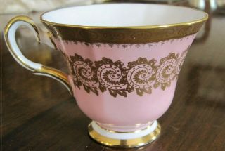 Royal Tuscan Pink W/gold Fine Bone China Cup Replacement Coffee Teacup England