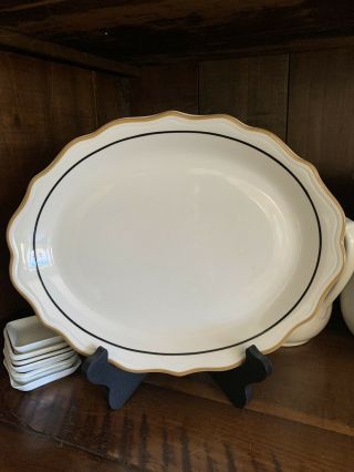 Vintage Syracuse China Restaurant Ware Oval Serving Platter
