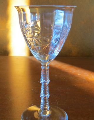 Libbey Rock Sharpe Patrician 1022 Stem 5 7/8” Claret Wine Goblet (s)