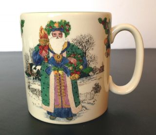 Spode Mug Santas Around The World England S3628 - Y First In Series