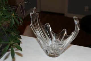 Daum France Crystal Vase 7 by 7 by 4 inches 3