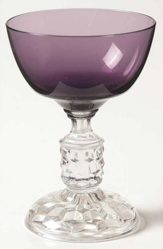 Fostoria American Lady Amethyst Liquor Cocktail Glass 144124