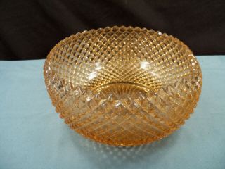 Hocking Pink Depression Glass Miss America Large Curved In Bowl 8 1/2 " Wide Exc