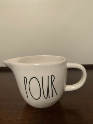 Rae Dunn Pour Pitcher Large Letter Creamer