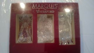 Waterford Marquis Set Of 3 Nativity Angels - Made In Germany -.