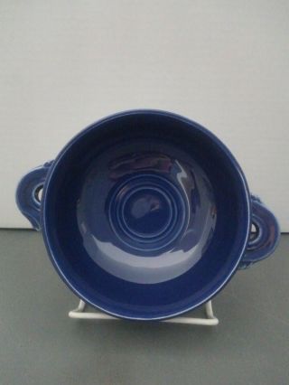 Vintage Fiestaware Cobalt Blue Cream Soup Bowl Fiesta