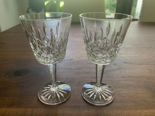 Waterford Lismore Claret Wine Glasses (set Of 2)