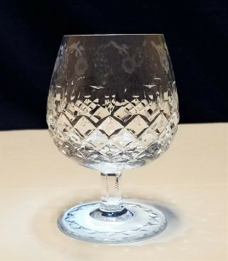 Rogaska Gallia Crystal Brandy Snifter Glass 5 1/4 " Blown Glass