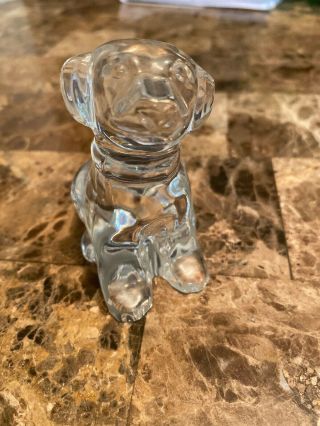 Waterford Crystal Dog Figurine Labrador Retriever,  Lab,  Paperweight Small
