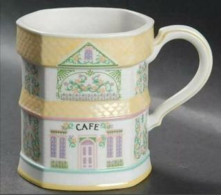 Lenox Village Fine Porcelain Coffee Mugs 3 3/4 "