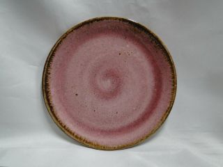 Steelite Craft,  England: Raspberry (pink) Coupe Bread Plate (s),  6 "
