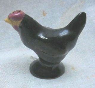 Vintage Rosemeade Pottery Hen Chicken Salt Or Pepper Shaker