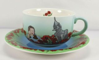 Wizard Of Oz Tea Cup Saucer Teacup Paul Cardew Design England Porcelain 2004