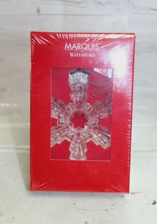 Marquis By Waterford 2006 Annual Snowflake Christmas Ornament 136990 Nib