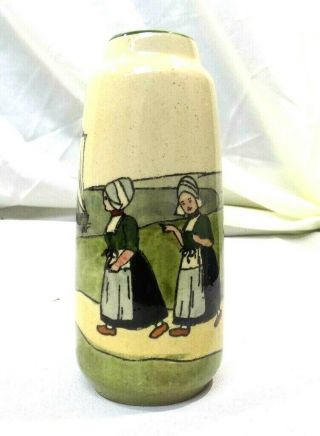 Antique Haag Pottery Vase.  Made In Austria Circa 1900 