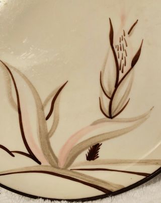 Winfield Ware China Pottery Dinner Plates (2) Dragon Flower Pink Santa Monica CA 2