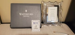 Waterford Crystal Picture Frame 3 X 4 1/2