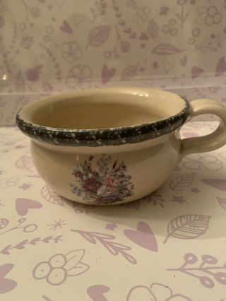Home And Garden Party Floral Stoneware Soup Bowl Mug 2001