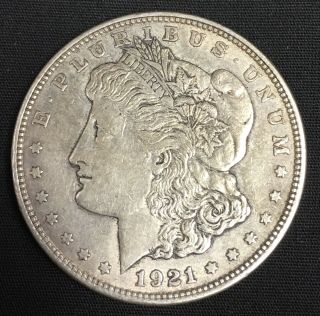 1921 - D Morgan Silver Dollar In Xf Denver 100 Year Old Dollar