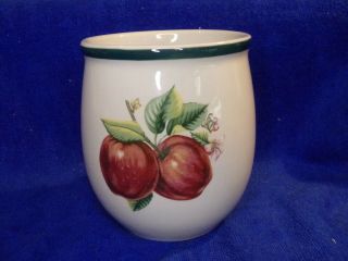 Casuals By China Pearl Apple Canister Bottom 5.  25 "