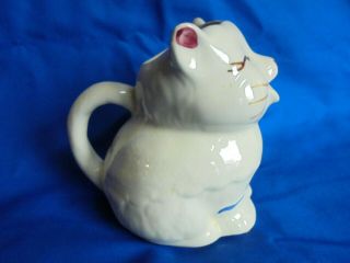 Vintage Shawnee Pottery PUSS ' N’ BOOTS Kitty Cat Creamer Milk Cream Pitcher USA 2