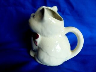 Vintage Shawnee Pottery PUSS ' N’ BOOTS Kitty Cat Creamer Milk Cream Pitcher USA 3