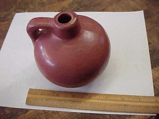 Vintage Uhl Pottery 510 Wine Brown Color Old Stoneware Small Pottery Jug