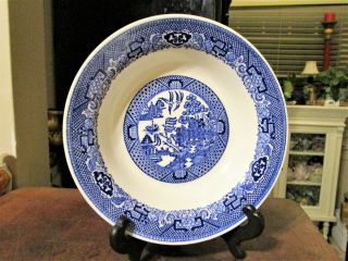 Vintage Royal China Blue Willow Ware Cereal/soup Bowl Dish 8 3/8 "