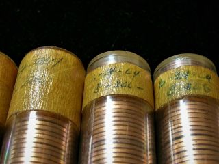 1959 - D Lincoln Cent Rolls Uncirculated 10 Rolls 3