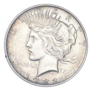 1922 - D Peace Silver Dollar - Us Coin 935