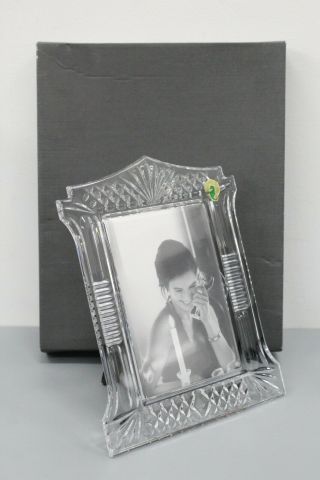 Waterford Crystal Abbeville Picture Frame Fits 4x6 " Photos