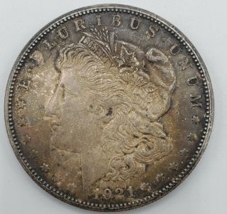 90 Silver Morgan Dollar Us $1 Coin 1921 S Ef/au Quality Coin 1