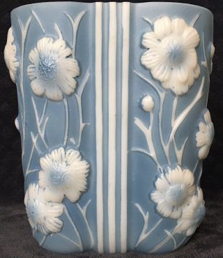 Vintage Phoenix/Consolidated Double Cylinder Art Glass Vase Label 3