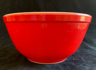 Set of 3 Vintage Pyrex Mixing Bowls (2 @ 401 / 1 @ A - 36) | Red,  Avocado,  Yellow 3