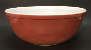 Vintage Large Pyrex Red 404 - 4 Qt.  Primary Colors Nesting Bowl,  Circa 1950’s